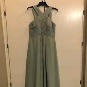 Azazie Kaleigh Dusty Sage Bridesmaid Dress